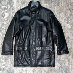 Wilson Studio Andrew Mark genuine leather mens jacket